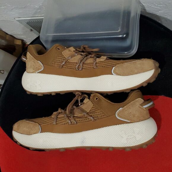 Under Armour Fat Tire Vebtire Pro HOVR Shoes In Brown Size 13 - Picture 8 of 13